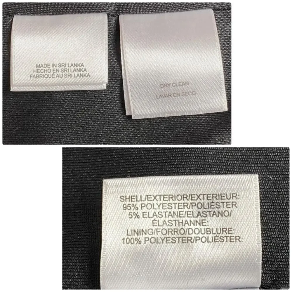 Nine West Velvet Burnout Shift Dress Black Leopard Print Size 16 Holiday Party - Picture 4 of 16